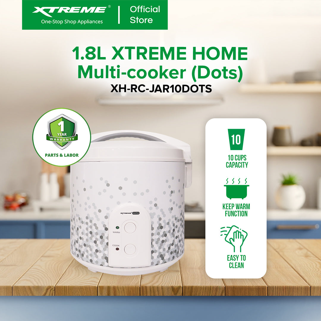 1.8L XTREME HOME Multi-cooker (Dots) | XH-RC-JAR10DOTS