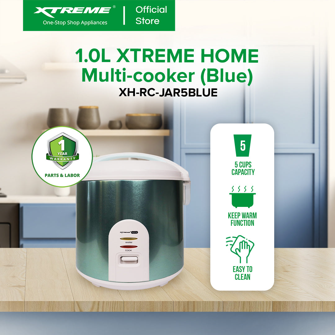 1.0L XTREME HOME Multi-cooker (Blue) | XH-RC-JAR5BLUE