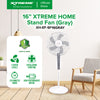 XTREME HOME 16 inches Stand Fan 3-Speed with Timer (Gray Blade) | XH-EF-SF16GRAY