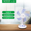 Load image into Gallery viewer, XTREME HOME 16 inches Desk Fan 3-Speed with Timer (Blue Blade) | XH-EF-DF16BLUE