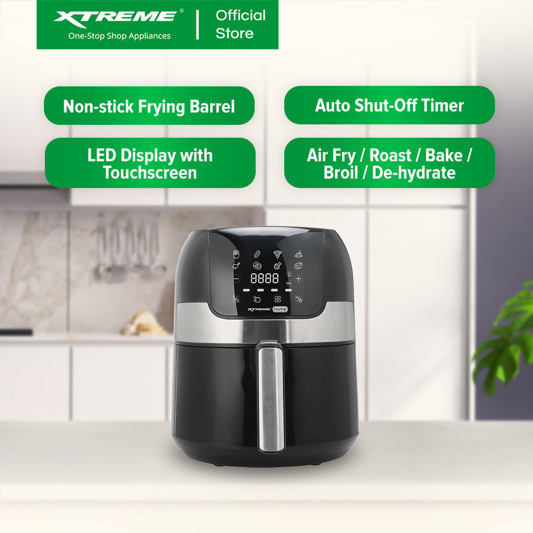 XTREME HOME 3.5L Digital Air Fryer Multi-Function Timer with Auto Shut-off | XH-AIRFRYER35LV2
