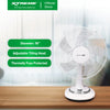 XTREME HOME 16 inches Desk Fan 3-Speed with Timer (Gray Blade) | XH-EF-DF16GRAY