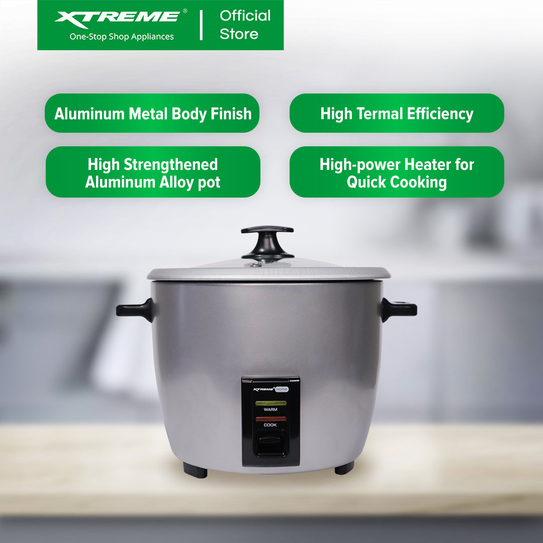 2.2L XTREME HOME Rice Cooker (Silver) | XH-RC-DRUM12SILVER