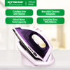 XTREME HOME Cordless Steam Iron with Spray Ceramic Soleplate & Indicator Light (Violet) | XH-IRONSTEAMVIOLET