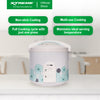 Load image into Gallery viewer, XTREME HOME 1.8L Rice Cooker 10 Cups Jar Type with Keep Warm Function (Lily) | XH-RC-JAR10LILY