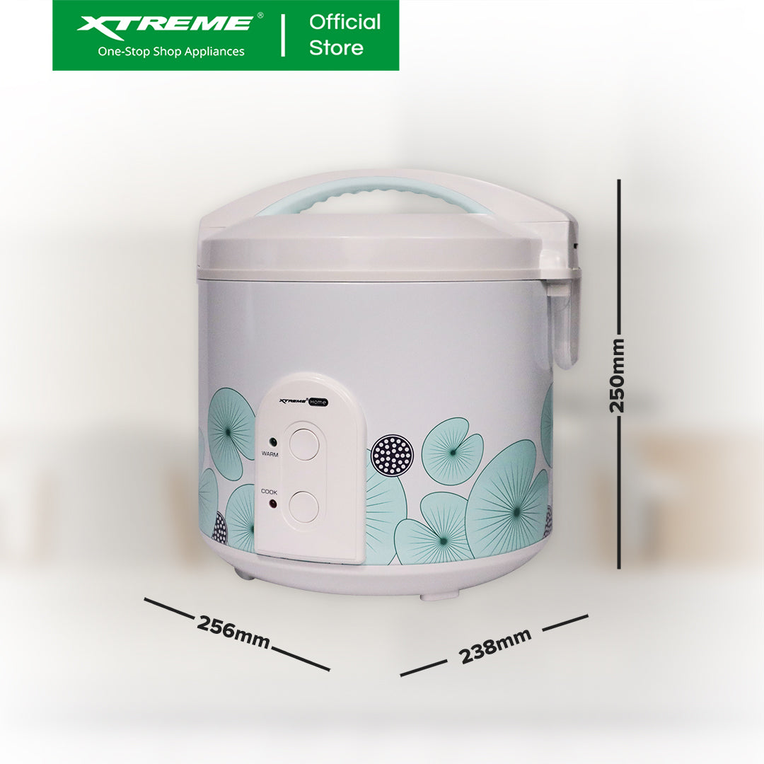 XTREME HOME 1L Rice Cooker 5 Cups Jar Type with Keep Warm Function (Lily) | XH-RC-JAR5LILY