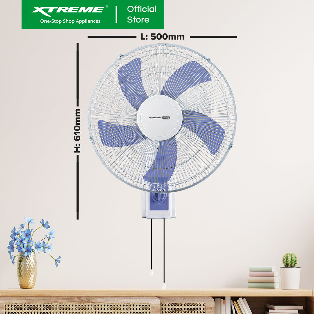 18" XTREME HOME Wall Fan (Blue) | XH-EF-WF18BLUE