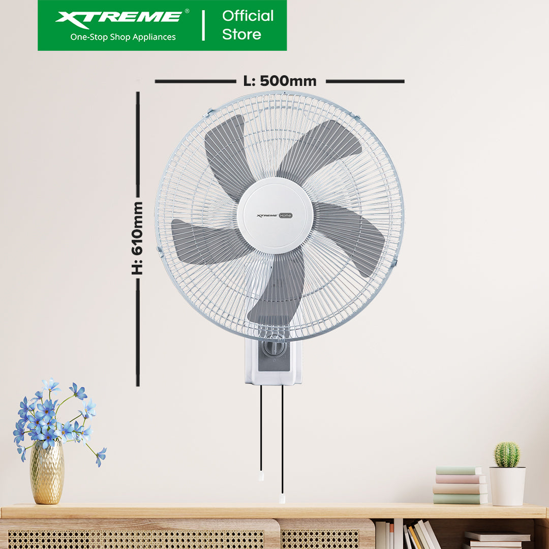 18" XTREME HOME Wall Fan (Gray) | XH-EF-WF18GRAY
