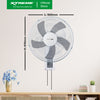 Load image into Gallery viewer, 18&quot; XTREME HOME Wall Fan (Gray) | XH-EF-WF18GRAY