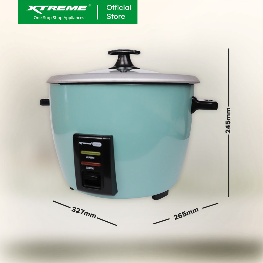 1.8L XTREME HOME Rice Cooker (Blue) | XH-RC-DRUM10BLUE