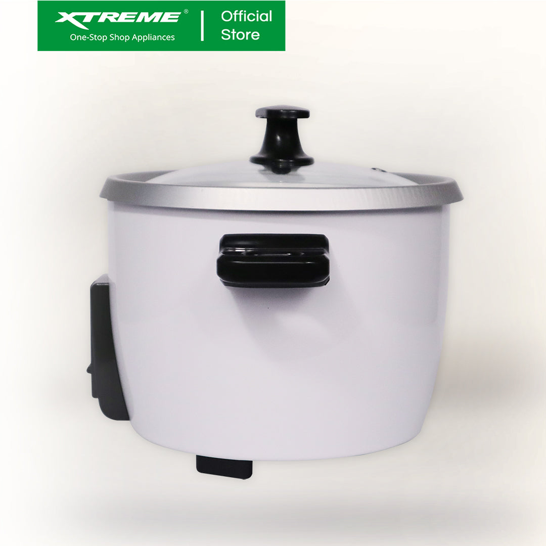 XTREME HOME 1.8L Rice Cooker 10 Cups with Automatic Keep Warm Function (White) | XH-RC-DRUM10WHITE