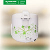 XTREME HOME 1L Rice Cooker 5 Cups Jar Type with Keep Warm Function (Leaf) | XH-RC-JAR5LEAF