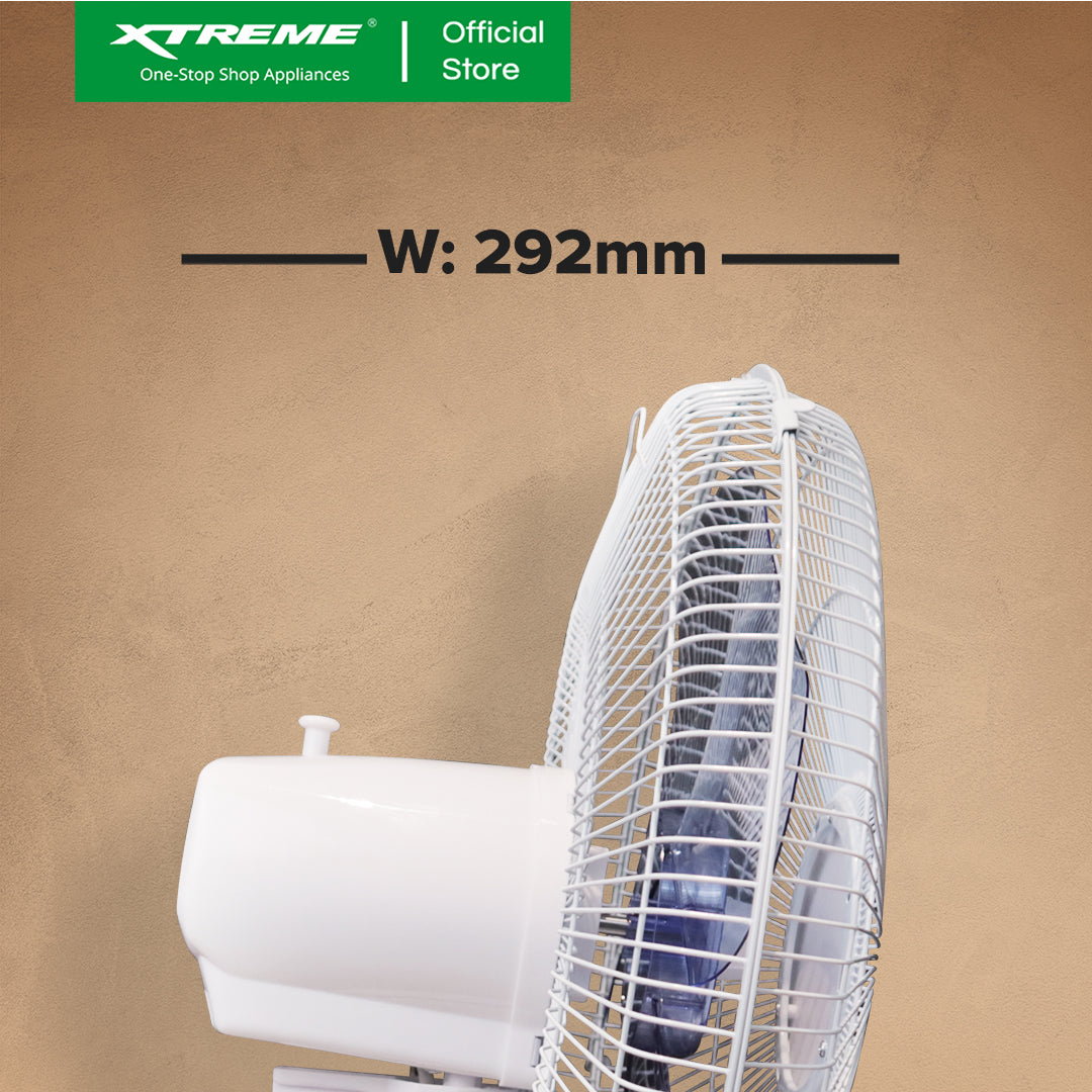 XTREME HOME 16 inches Desk Fan 3-Speed with Timer (Blue Blade) | XH-EF-DF16BLUE